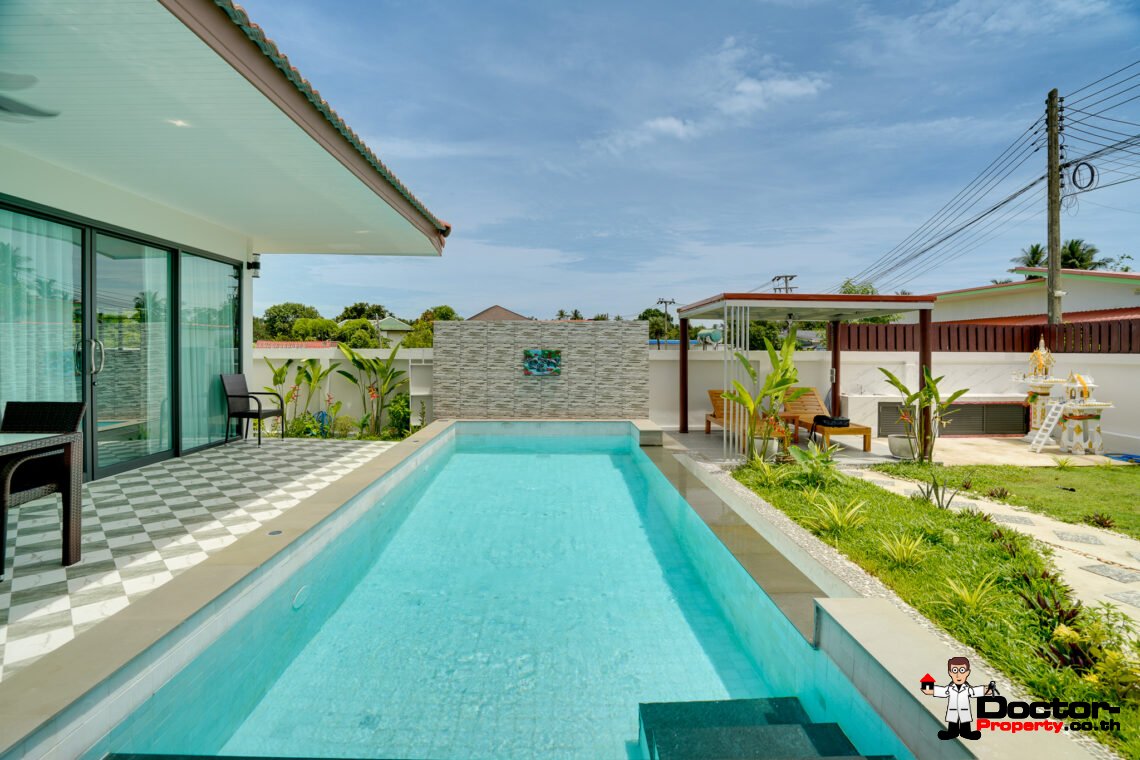 3 Bedroom Pool Villa in Lipa Noi, Koh Samui – For Sale